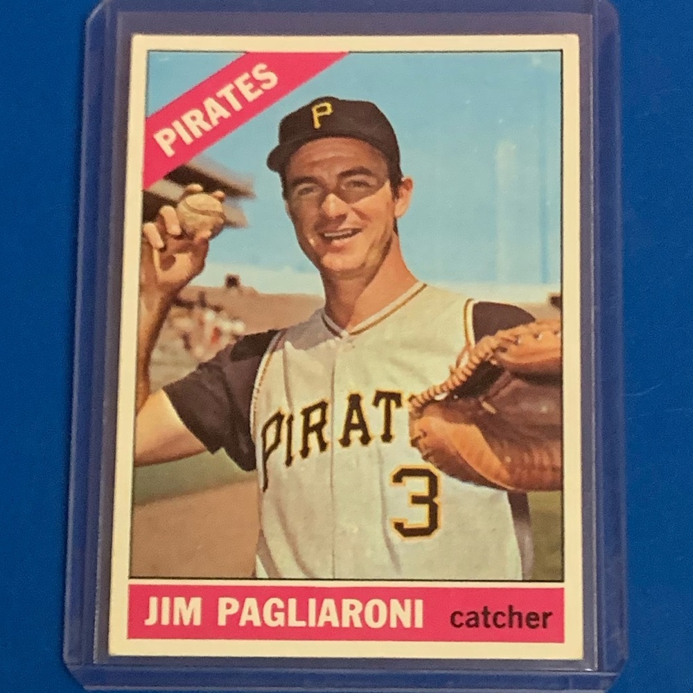 Jim Pagliaroni #33 1966 Topps Baseball Trading Card